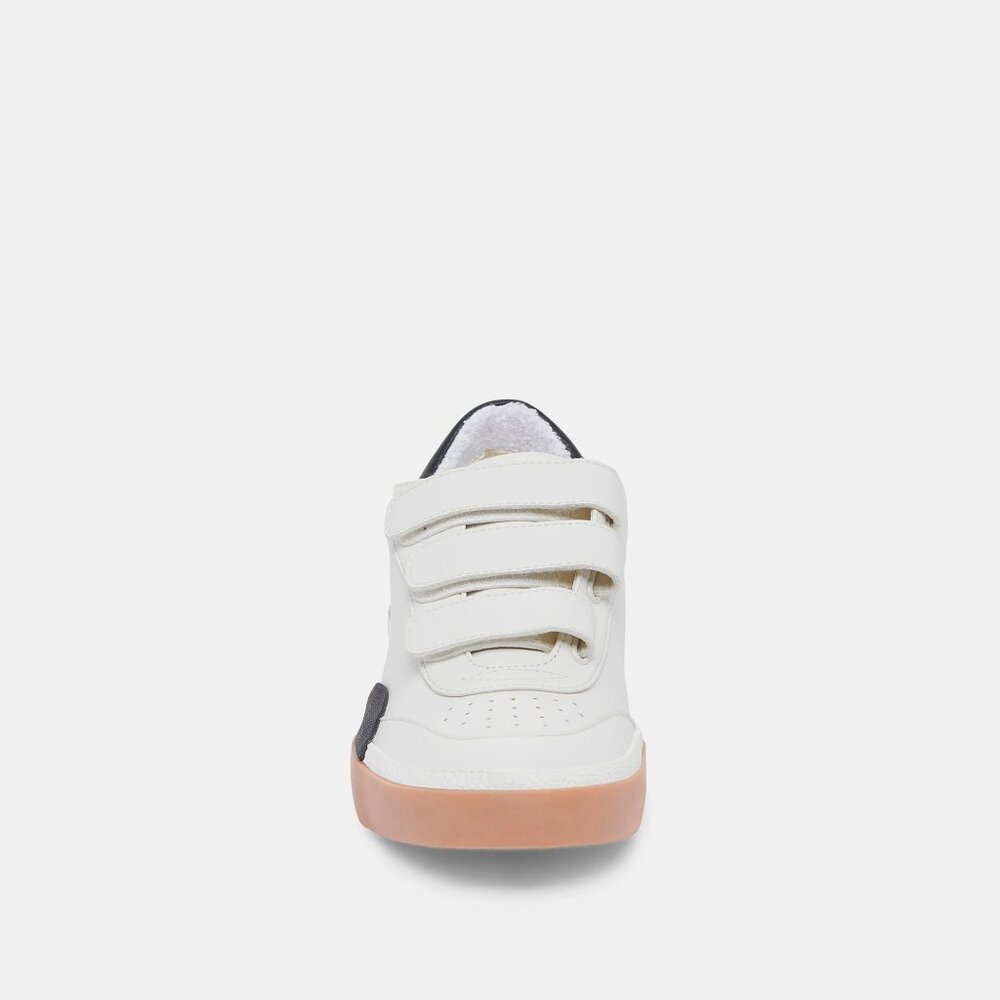 NEW DOLCE VITA Zyla Triple Strap Sneakers  white/black for women 462tn - Picture 7 of 9